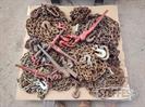 Pallet of asst. chains & binders